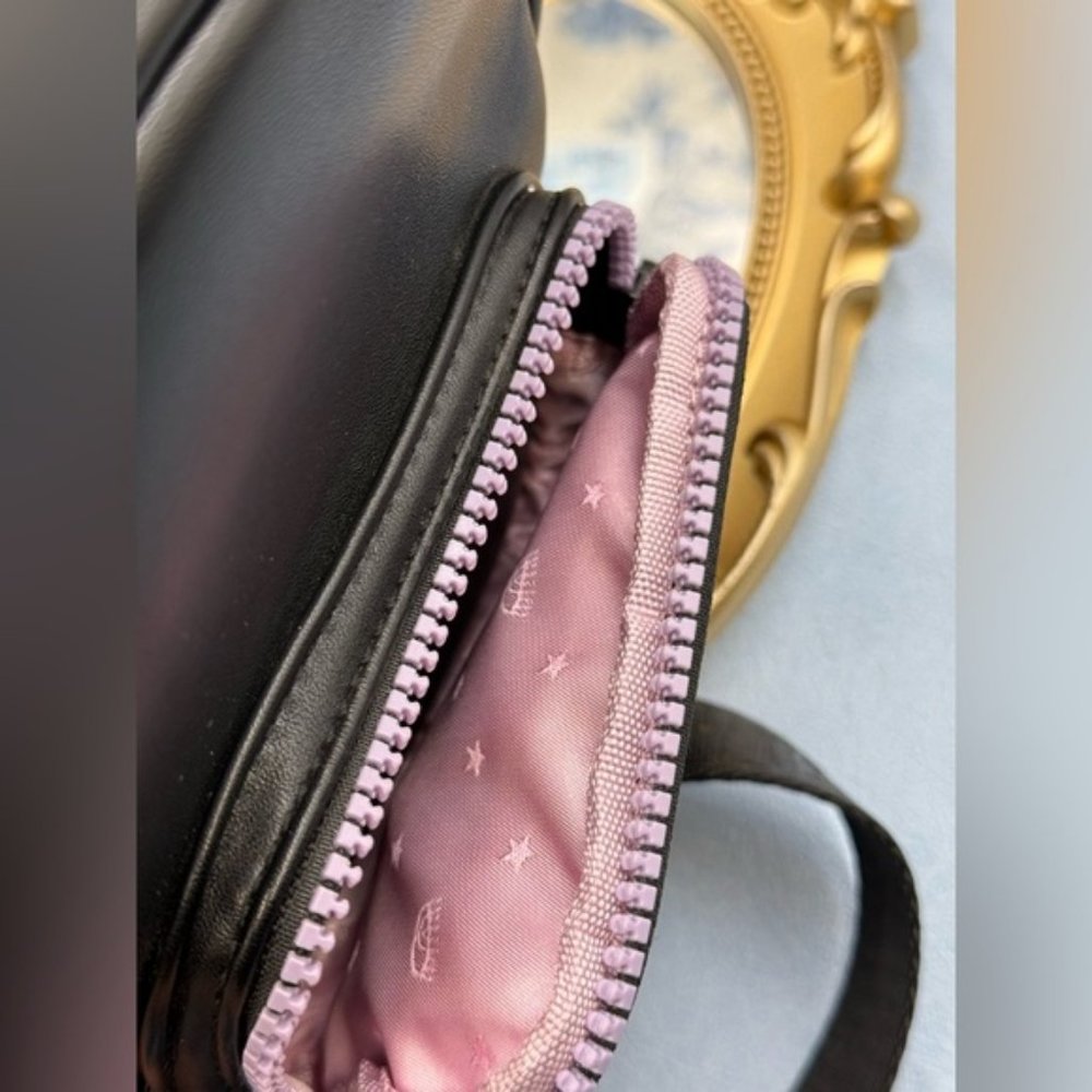 🆕 CHIARA FERRAGNI 🧿 NWOT Eye Star Mini Backpack, Black & Lilac - Picture 10 of 14